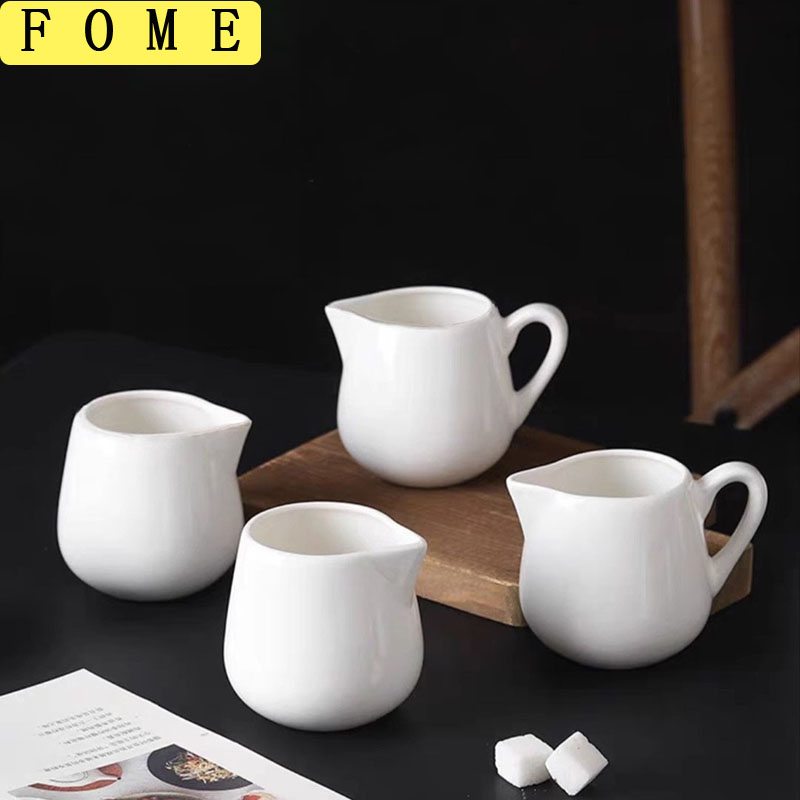 FOME Mini Ceramic Milk Jug Wit - Barista Milk Jug ulasan dan harga