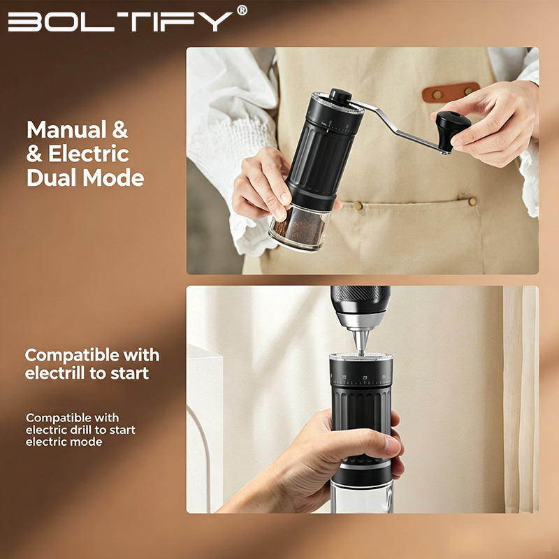 BOLTIFY High-Q Adjustable Coar - Burr Hand Grinder ulasan dan harga