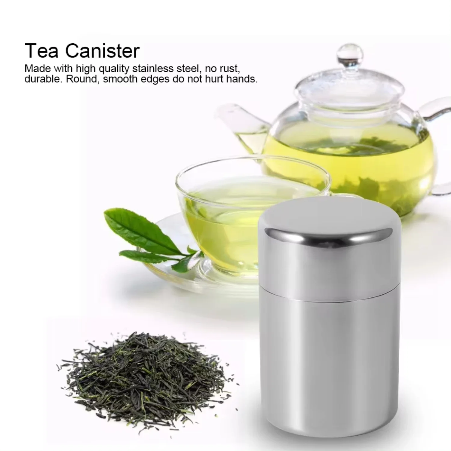 Stainless Steel Tea Leaf Tins  - Coffee Tea Sugar ulasan dan harga