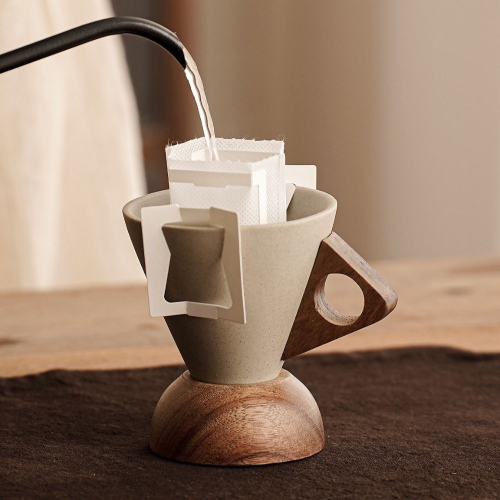 Coarse Ceramic Triangular Cone - Xbloom Coffee Tea ulasan dan harga