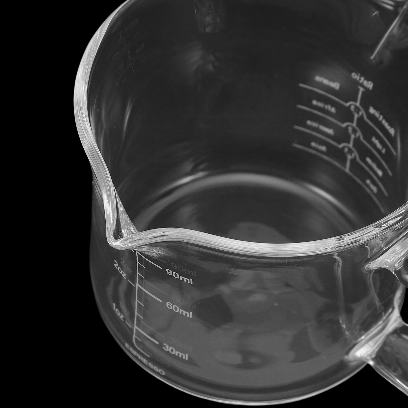 Double Spout Glass Measuring C - Coffee Tea With Milk ulasan dan harga